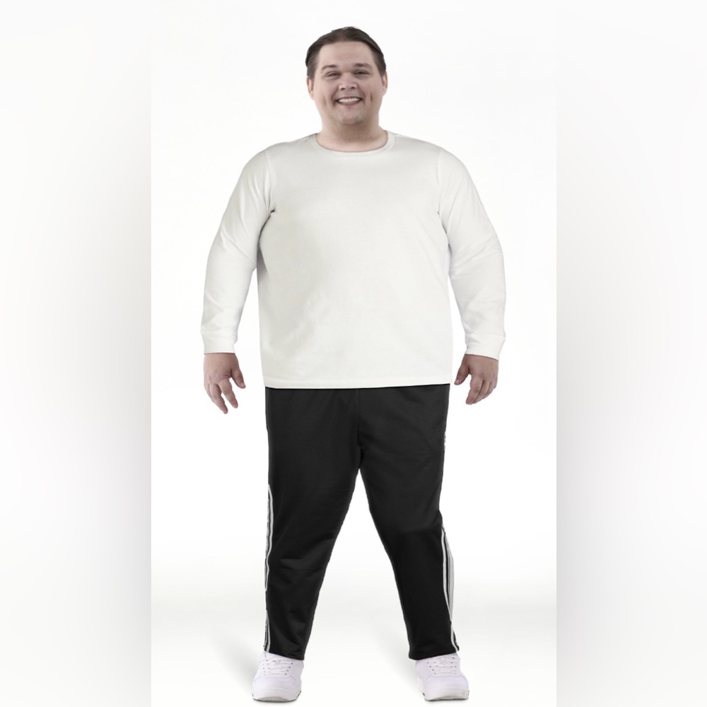 Athletic Works Men’s Black and White Track Pants. NWT! Size 2X.